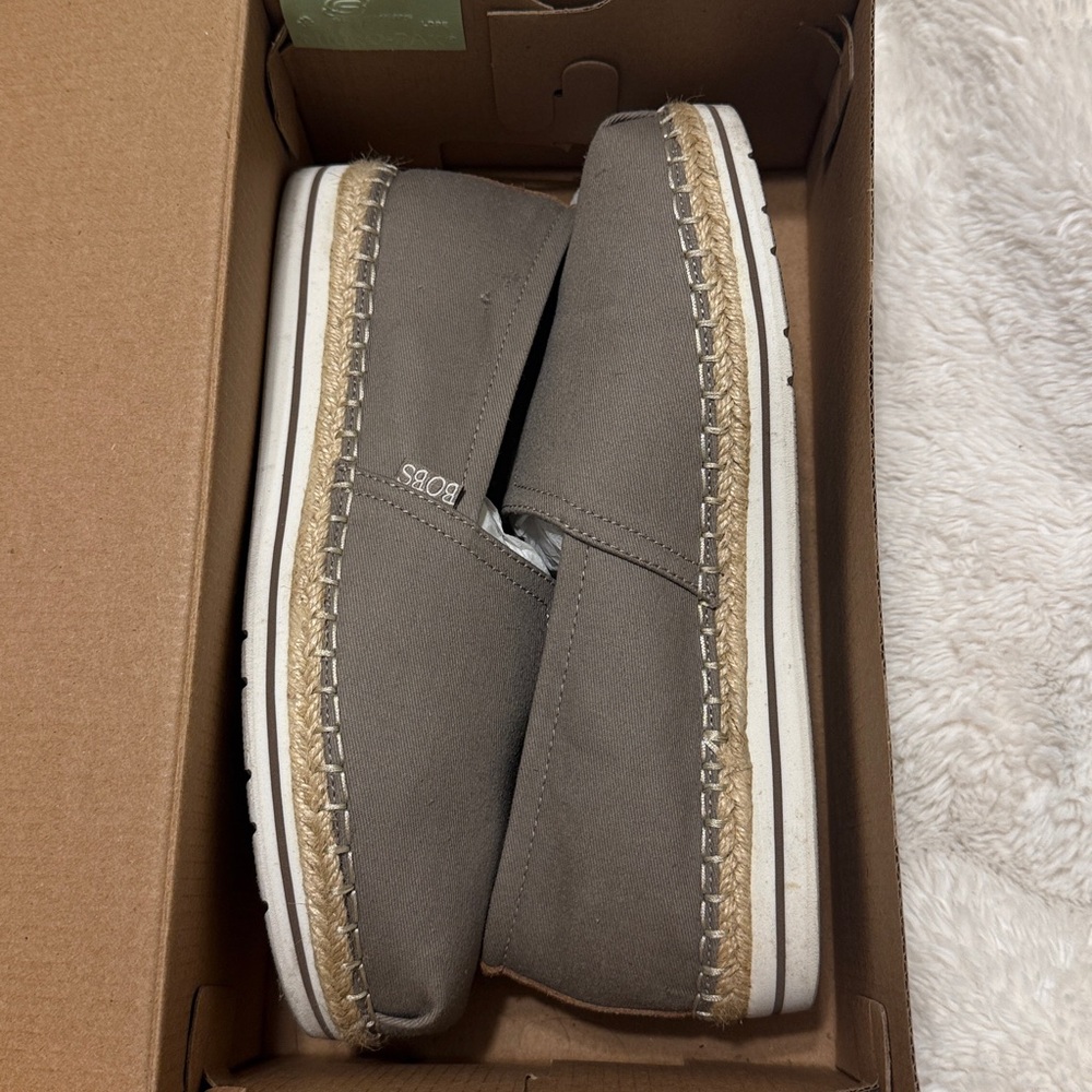 Skechers BOBS Taupe Slip-On Shoes